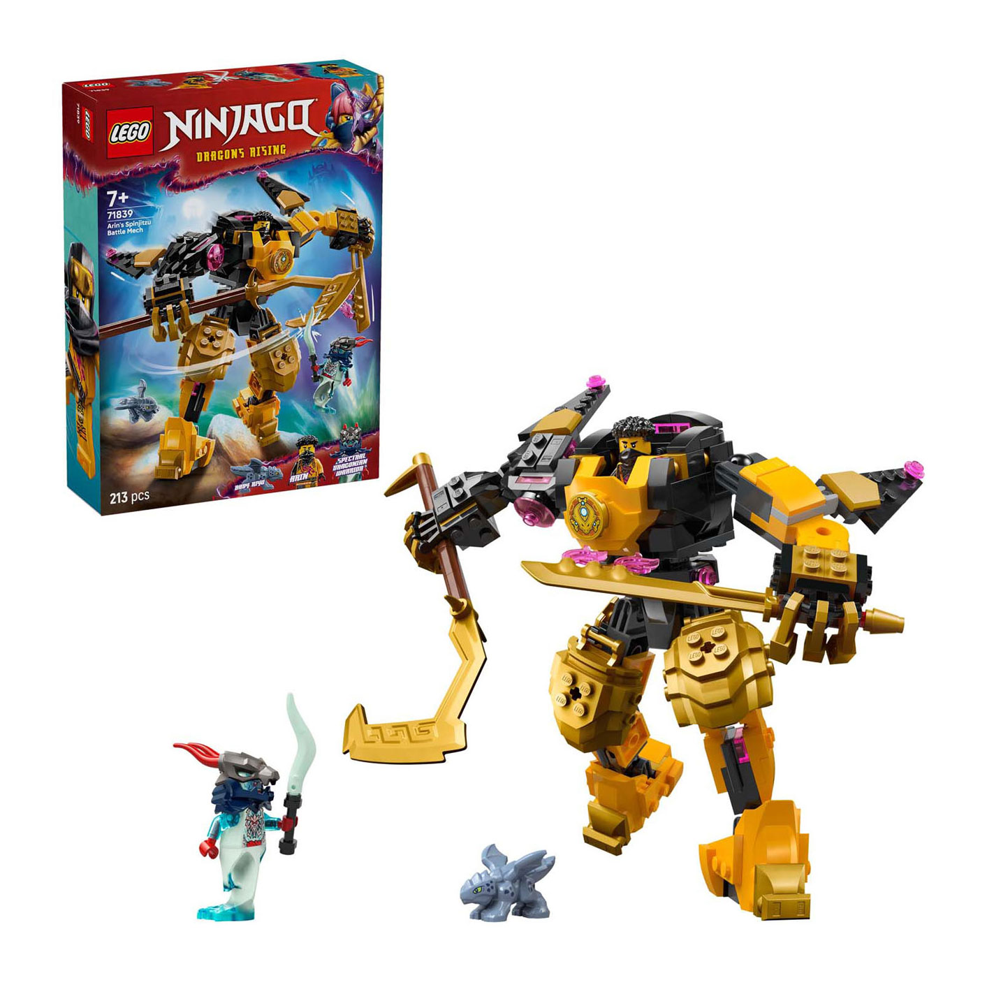 LEGO Ninjago 71839 Le robot de combat Spinjitzu d'Arin