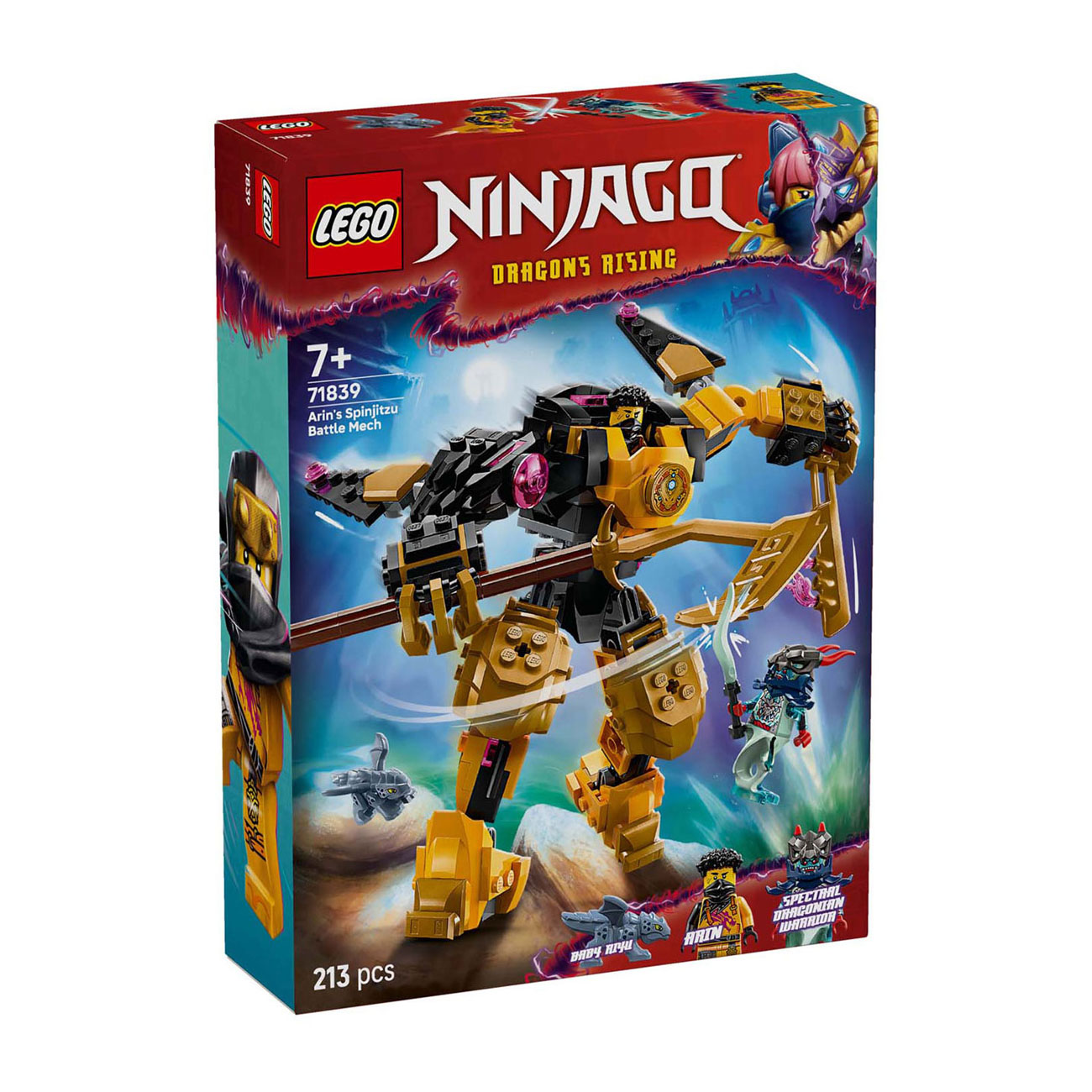 LEGO Ninjago 71839 Le robot de combat Spinjitzu d'Arin