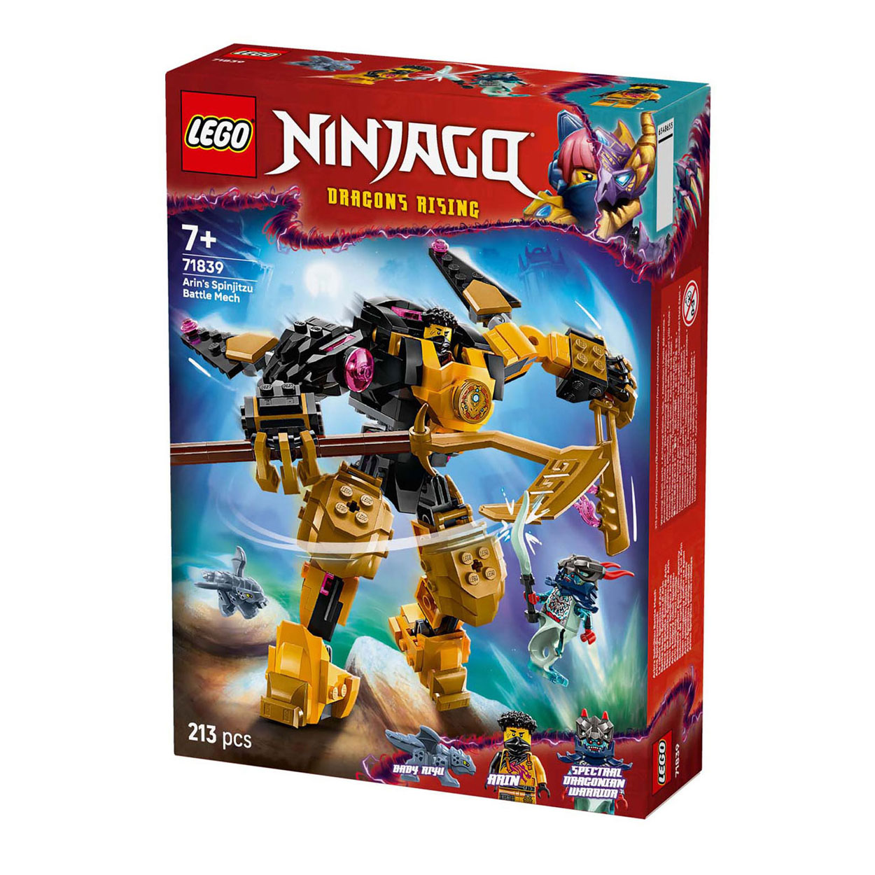 LEGO Ninjago 71839 Le robot de combat Spinjitzu d'Arin