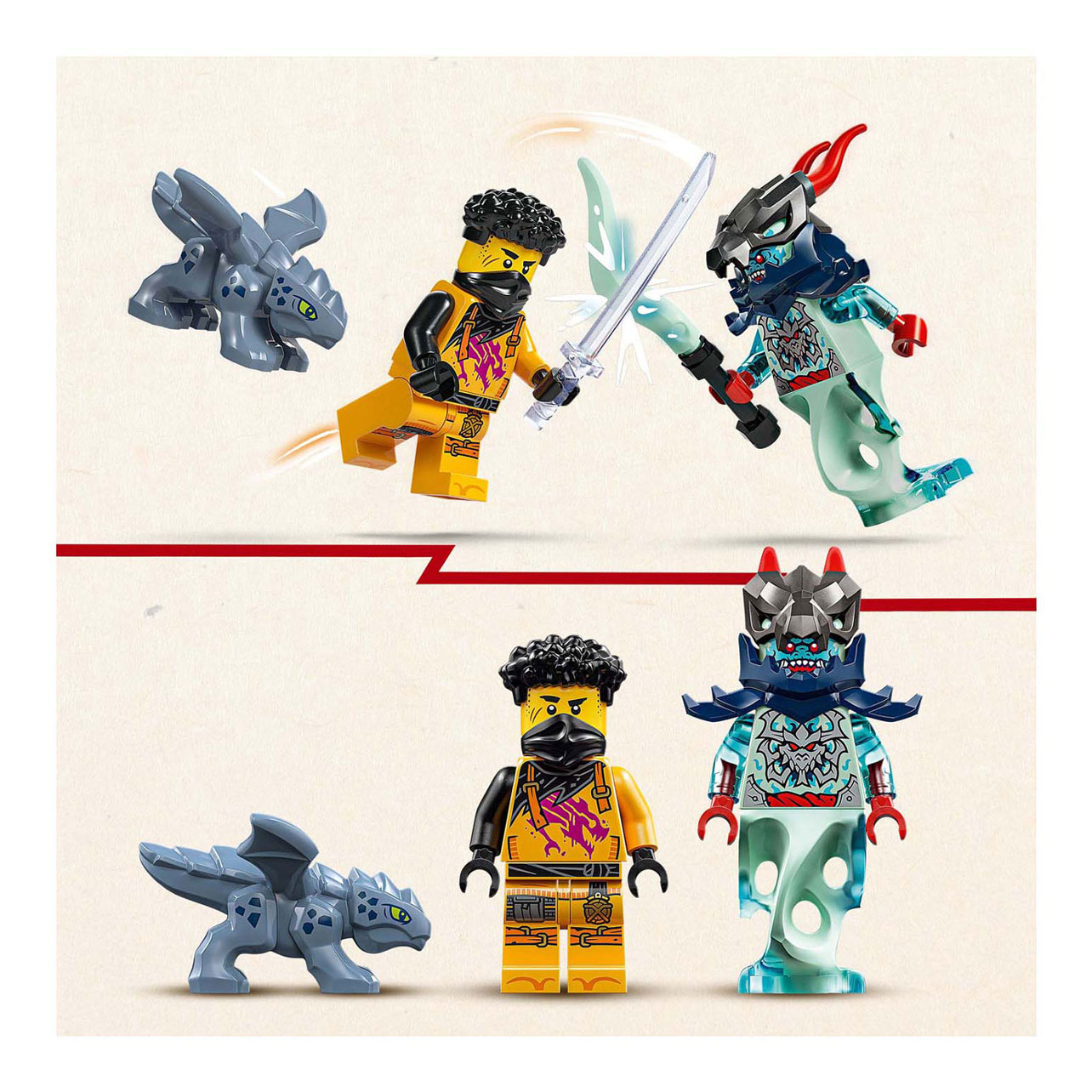 LEGO Ninjago 71839 Le robot de combat Spinjitzu d'Arin