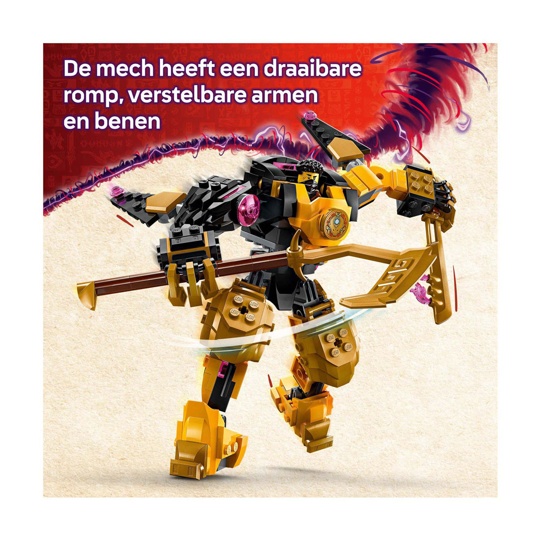 LEGO Ninjago 71839 Le robot de combat Spinjitzu d'Arin