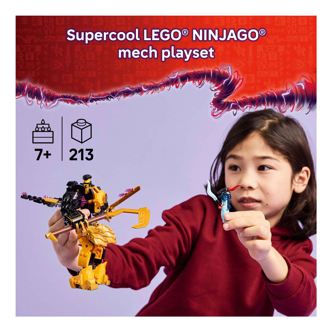 LEGO Ninjago 71839 Le robot de combat Spinjitzu d'Arin