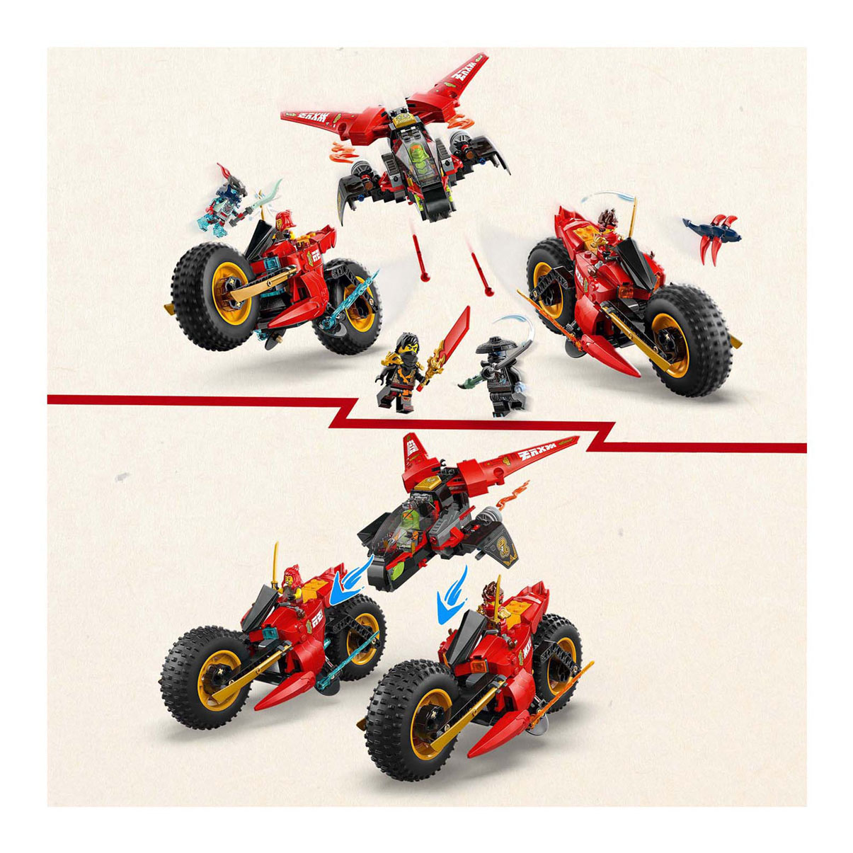 LEGO Ninjago 71844 Véhicule de combat ninja