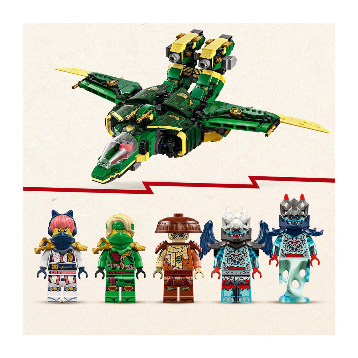 LEGO Ninjago 71845 Lloyds Vliegtuigmecha