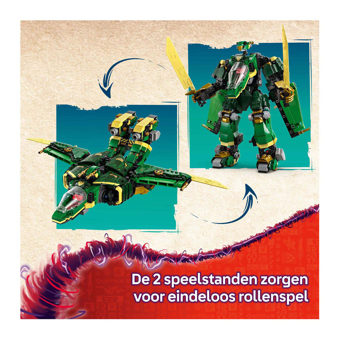 LEGO Ninjago 71845 Lloyds Vliegtuigmecha