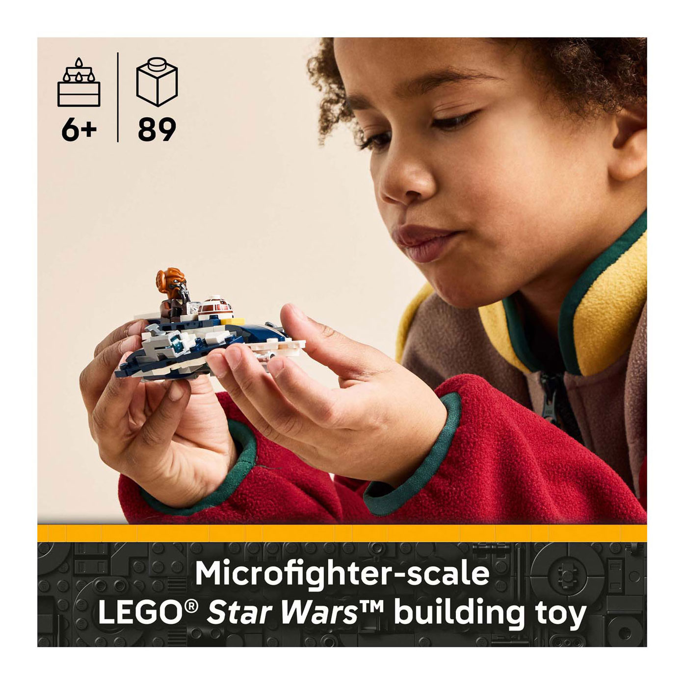 LEGO Star Wars 75400 Plo Koons Jedi Starfighter Microfighter