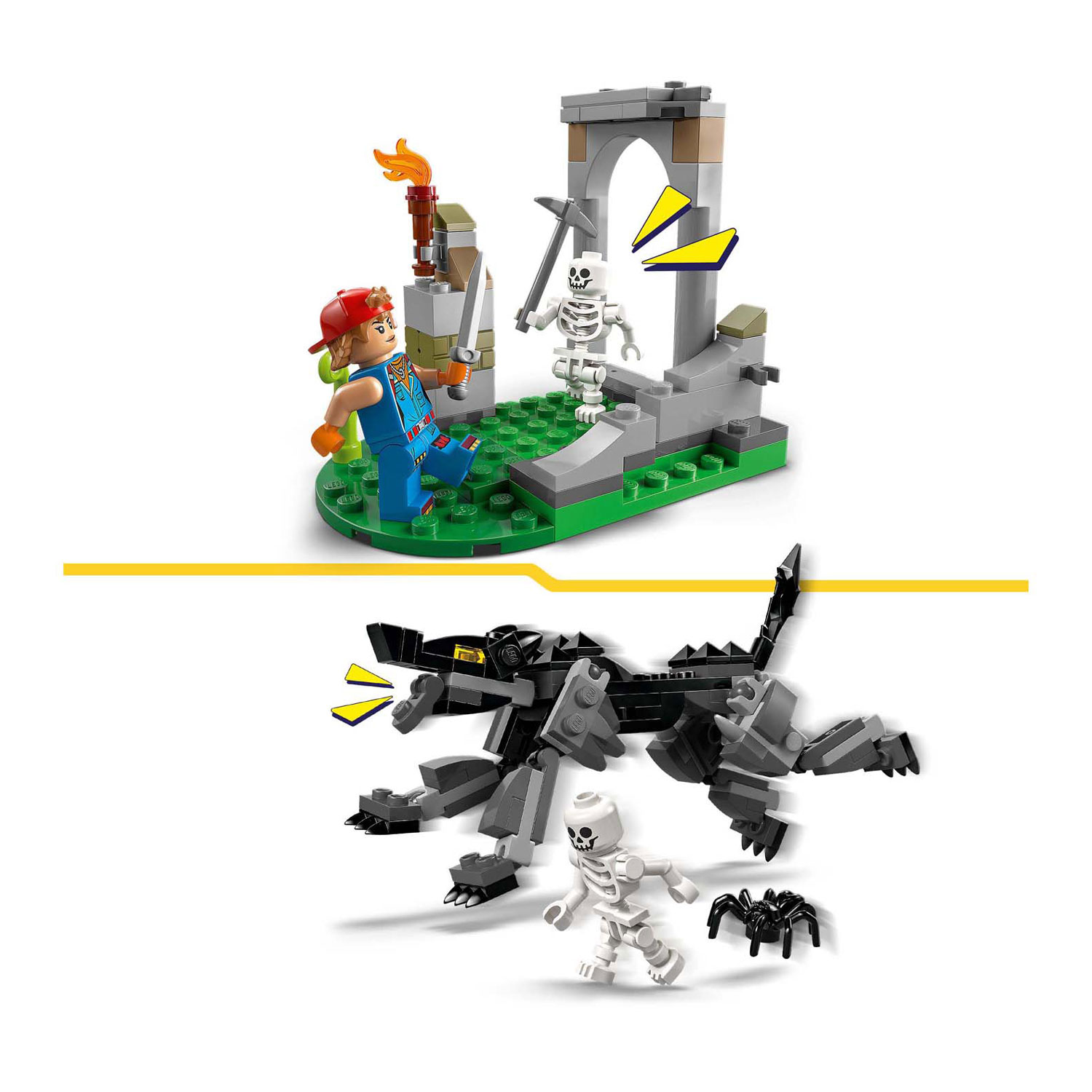 LEGO FORTNITE 77075 Peely en Sparkplugs Kamp