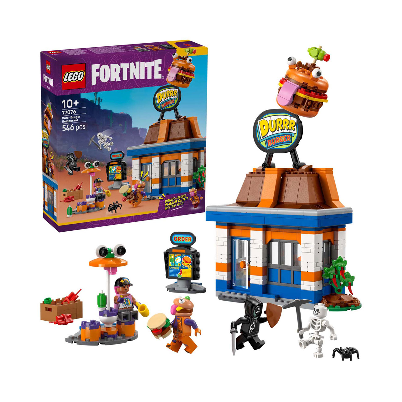 LEGO FORTNITE 77076 Durrr Burger Restaurant