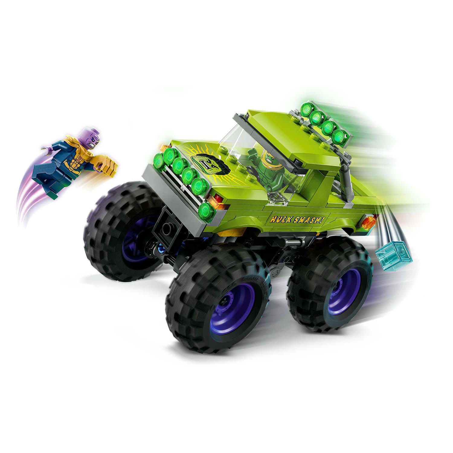 LEGO Marvel 76312 Le camion Hulk contre Thanos