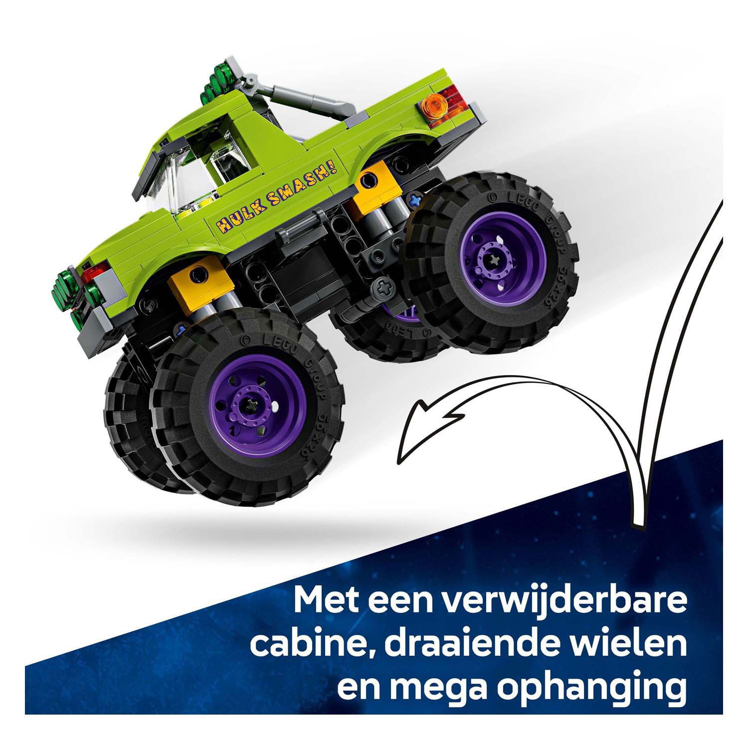 LEGO Marvel 76312 Le camion Hulk contre Thanos