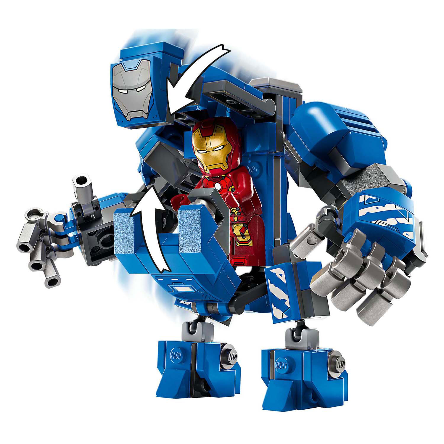 LEGO Marvel 76315 La salle d'armure du laboratoire d'Iron Man