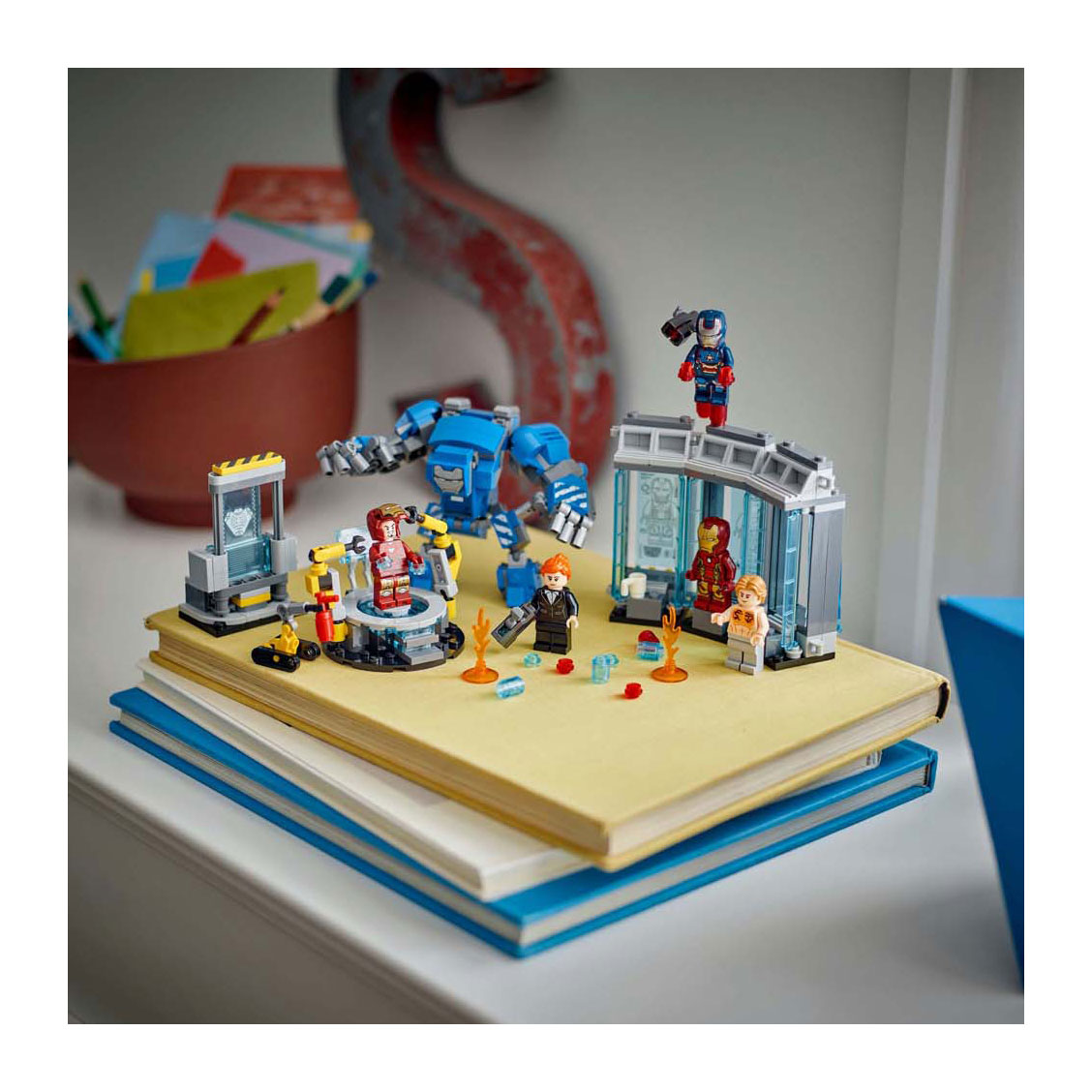 LEGO Marvel 76315 La salle d'armure du laboratoire d'Iron Man