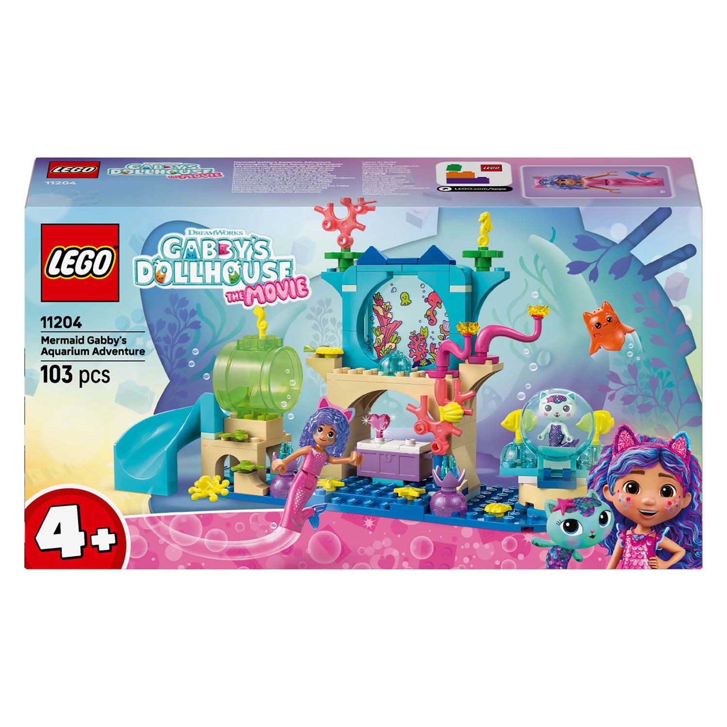 LEGO Gabby's Poppenhuis 11204 Zeemeermin Gabby's Aquariumavontuur