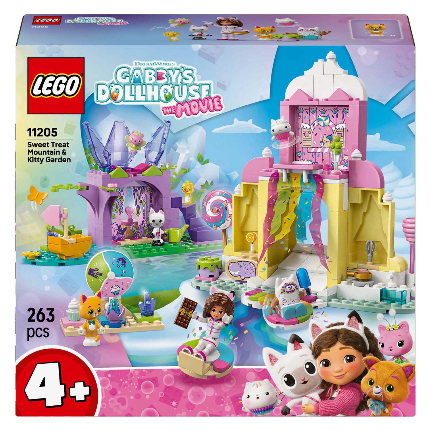 LEGO Gabby's Poppenhuis 11205 Snoepjesberg en Kittentuin