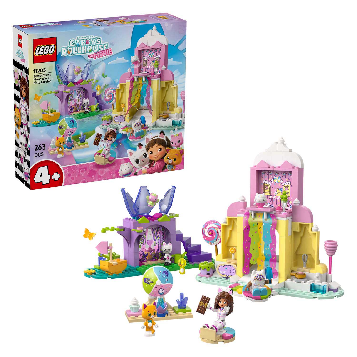 LEGO Gabby's Poppenhuis 11205 Snoepjesberg en Kittentuin