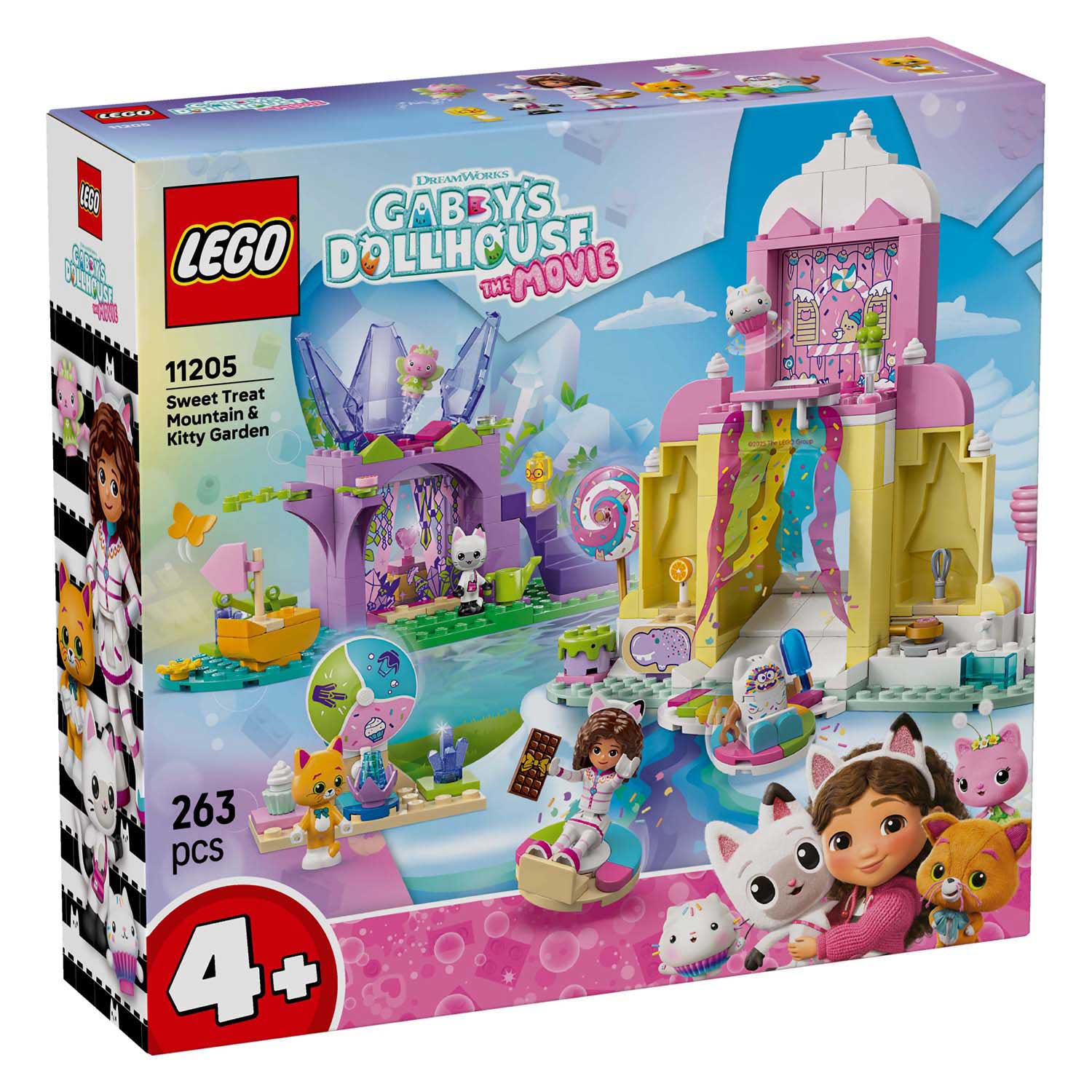 LEGO Gabby's Poppenhuis 11205 Snoepjesberg en Kittentuin