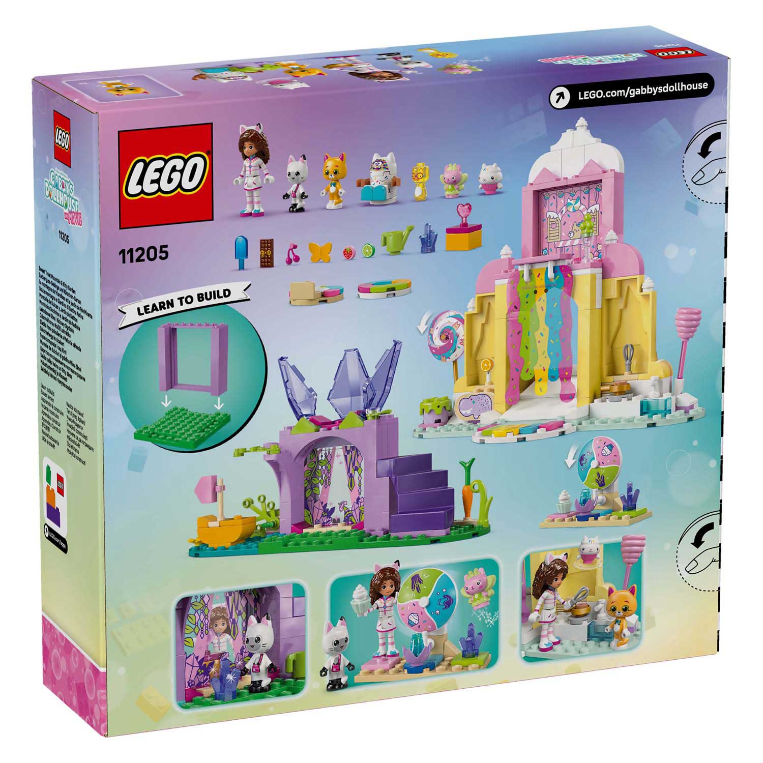LEGO Gabby's Poppenhuis 11205 Snoepjesberg en Kittentuin