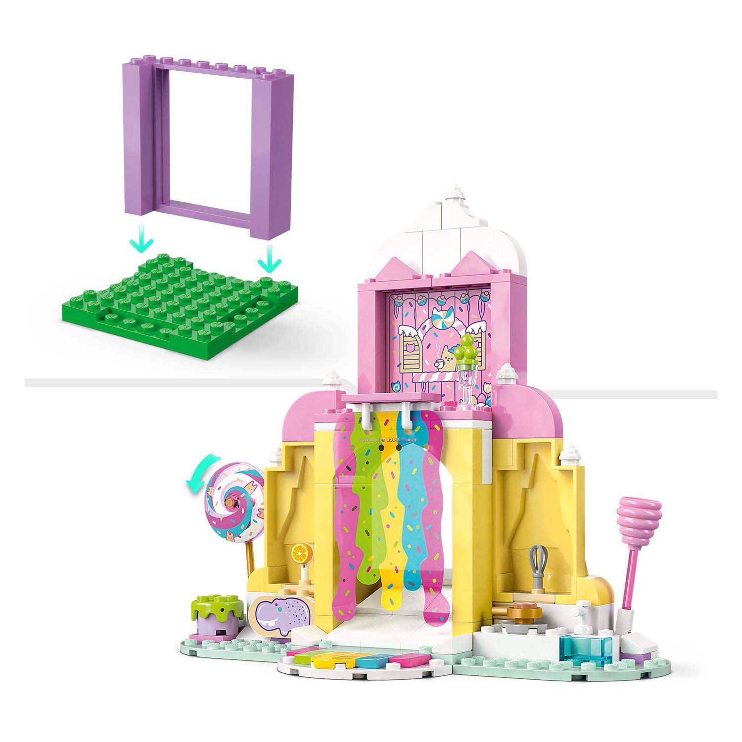 LEGO Gabby's Poppenhuis 11205 Snoepjesberg en Kittentuin