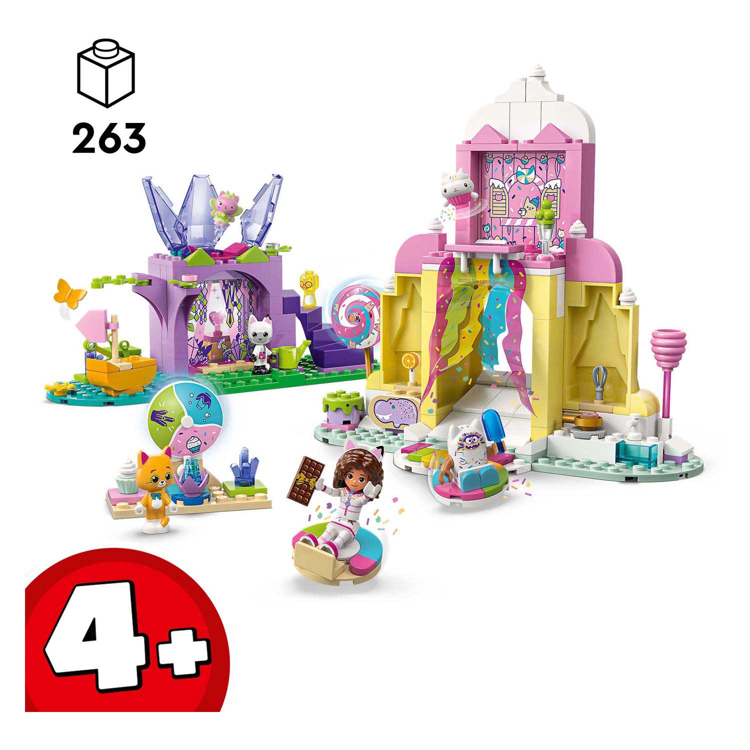 LEGO Gabby's Poppenhuis 11205 Snoepjesberg en Kittentuin