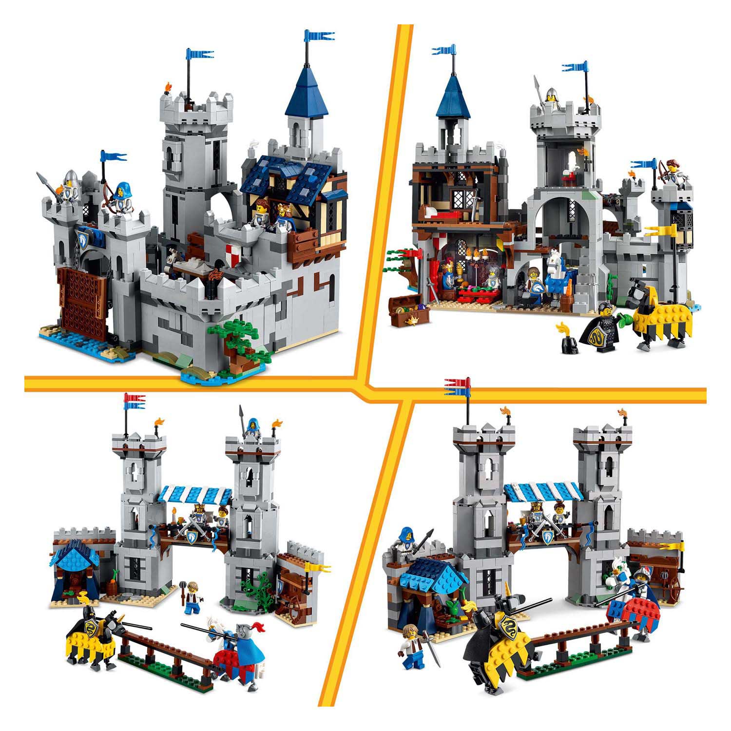 LEGO Creator 31168 Middeleeuwse Kasteel met Ridders te Paard