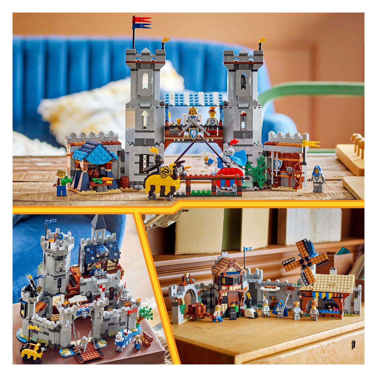 LEGO Creator 31168 Middeleeuwse Kasteel met Ridders te Paard