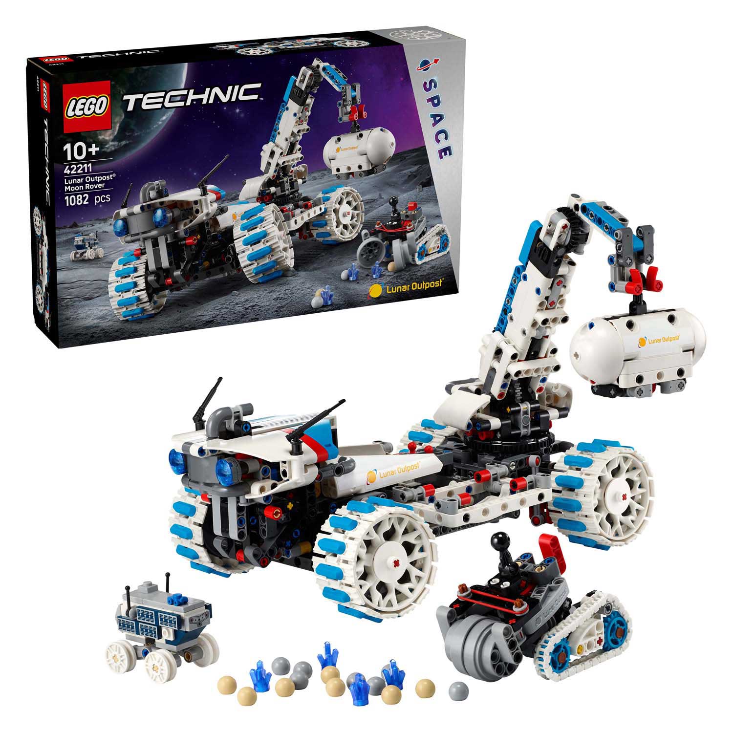 LEGO Technic 42211 Lunar Outpost Maanrover Ruimtevoertuig