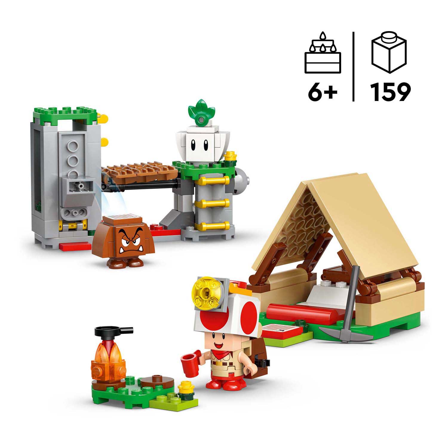 LEGO Super Mario 72040 Toad Boss Campingplatz