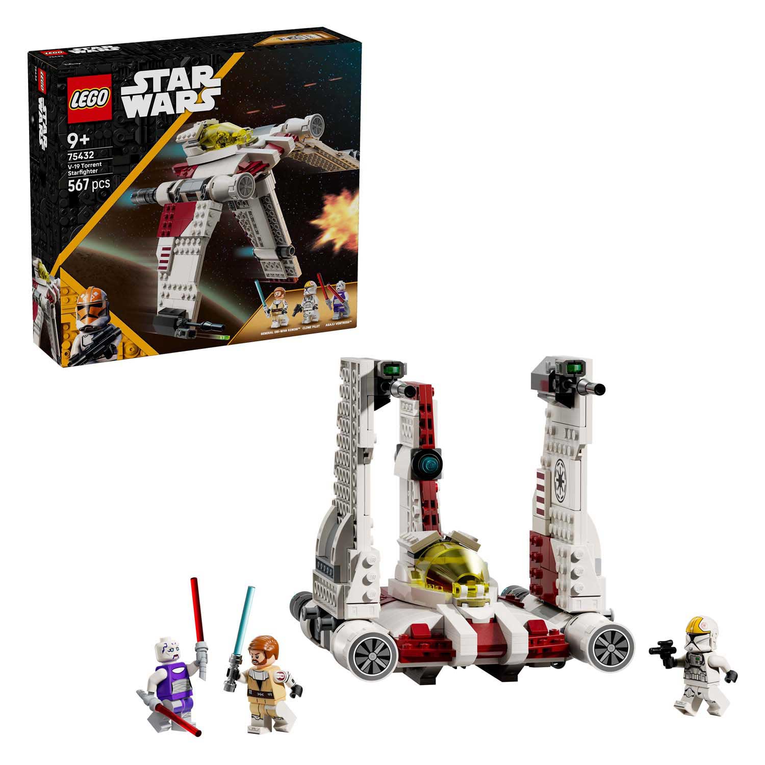 LEGO Star Wars 75432 V-19 Torrent starfighter