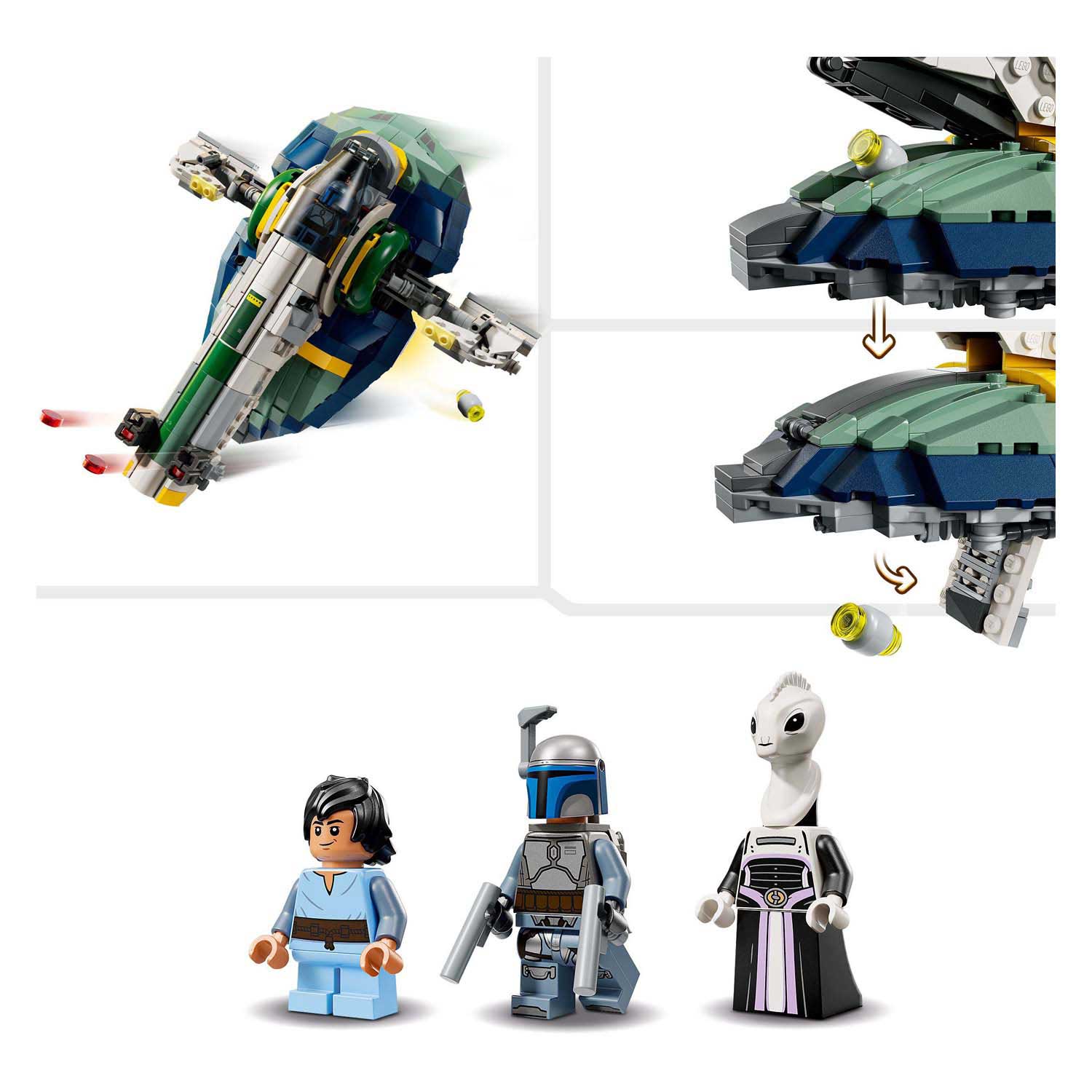 LEGO Star Wars 75433 Jango Fetts Ruimteschip