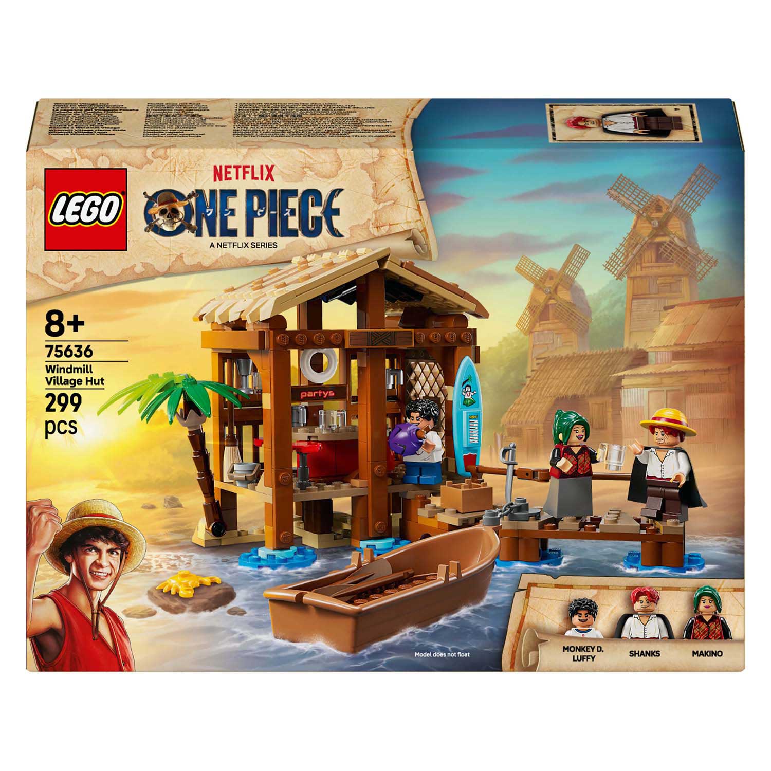 LEGO One Piece 75636 La cabane du village des moulins à vent