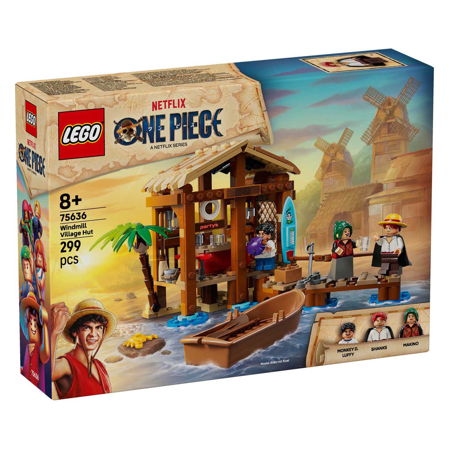 LEGO One Piece 75636 La cabane du village des moulins à vent