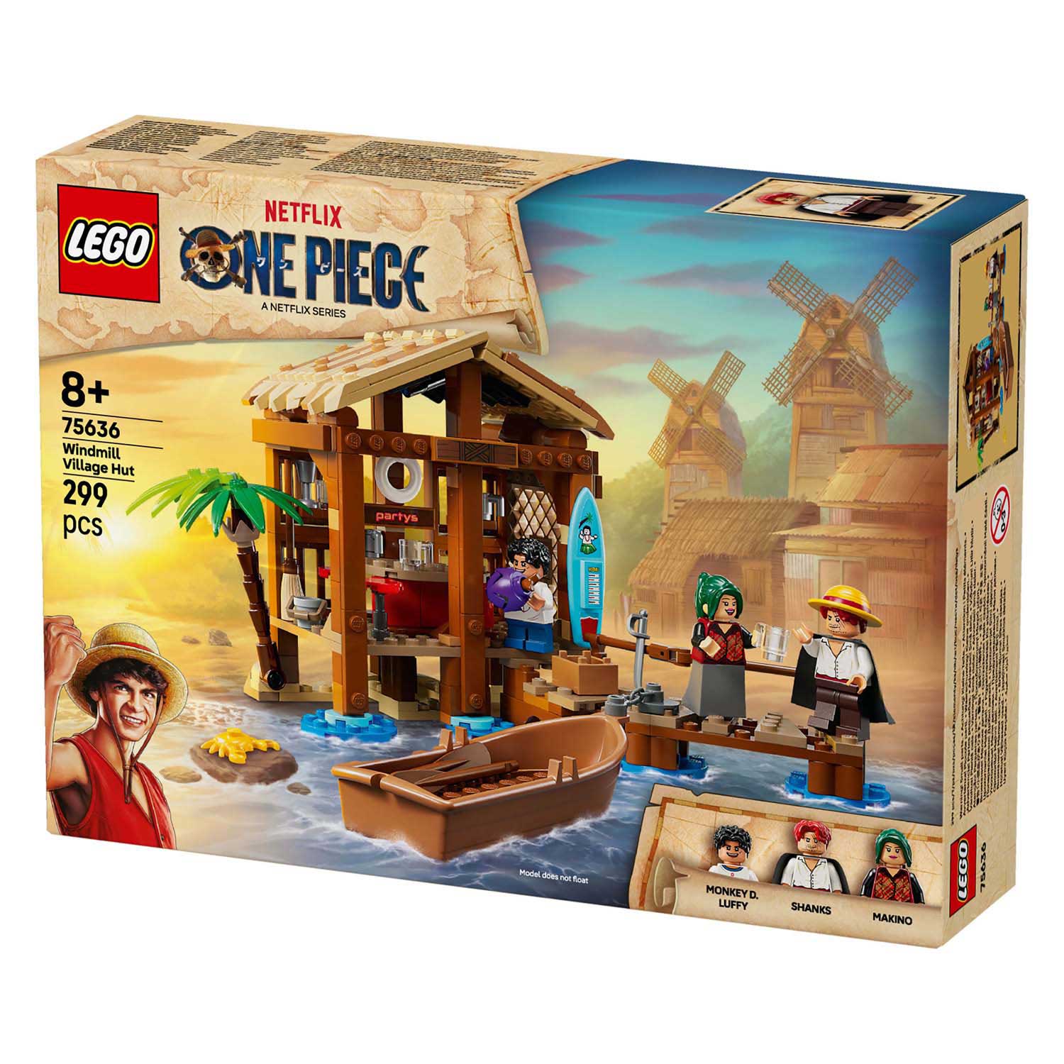 LEGO One Piece 75636 La cabane du village des moulins à vent