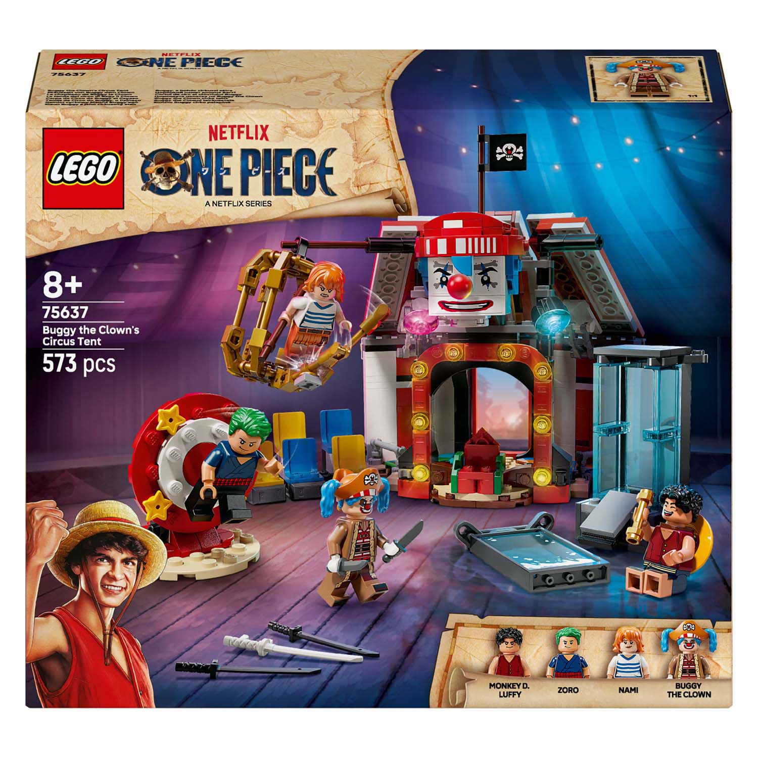 LEGO One Piece 75637 Buggy le Clown Chapiteau de cirque