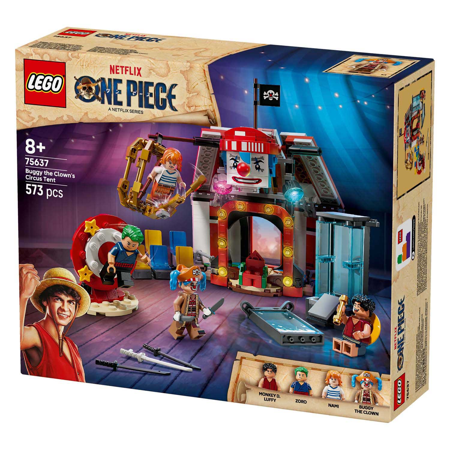 LEGO One Piece 75637 Buggy le Clown Chapiteau de cirque