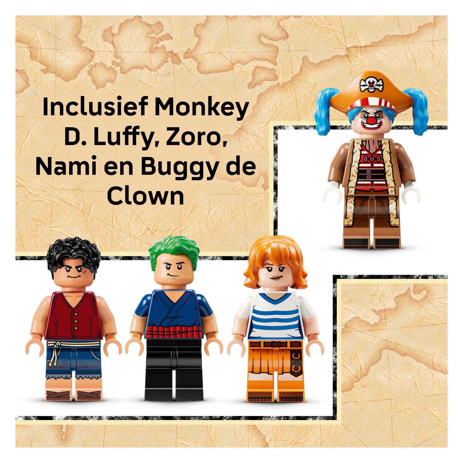LEGO One Piece 75637 Buggy le Clown Chapiteau de cirque