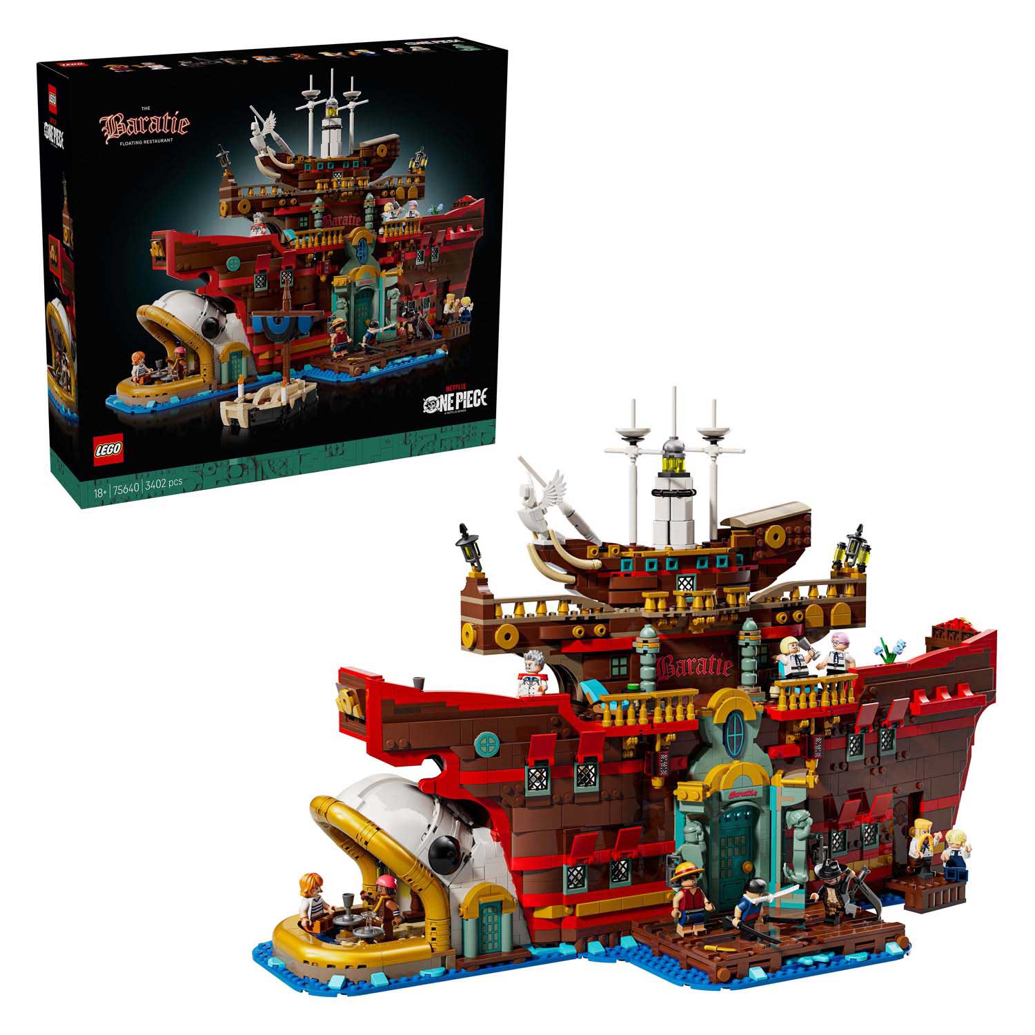 LEGO One Piece 75640 Het Drijvende Restaurant Baratie