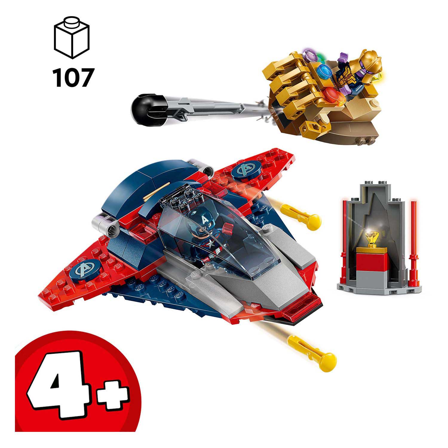 LEGO Super Heroes Marvel 76319 Captain America vs. Thanos