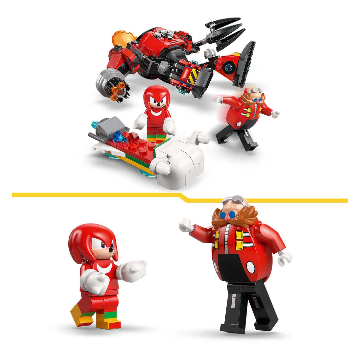 LEGO Sonic 77005 Knuckles vs. Dr. Eggman Eierbrecher-Mech