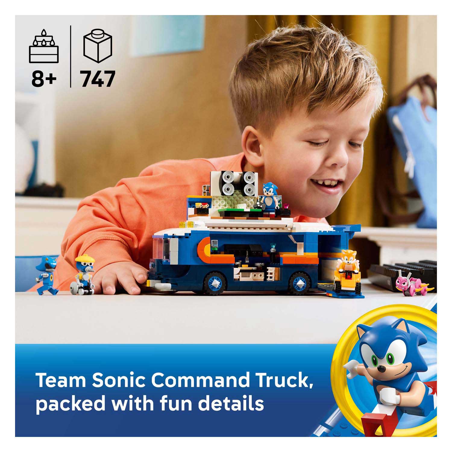 LEGO Sonic 77006 Team Sonic commandotruck