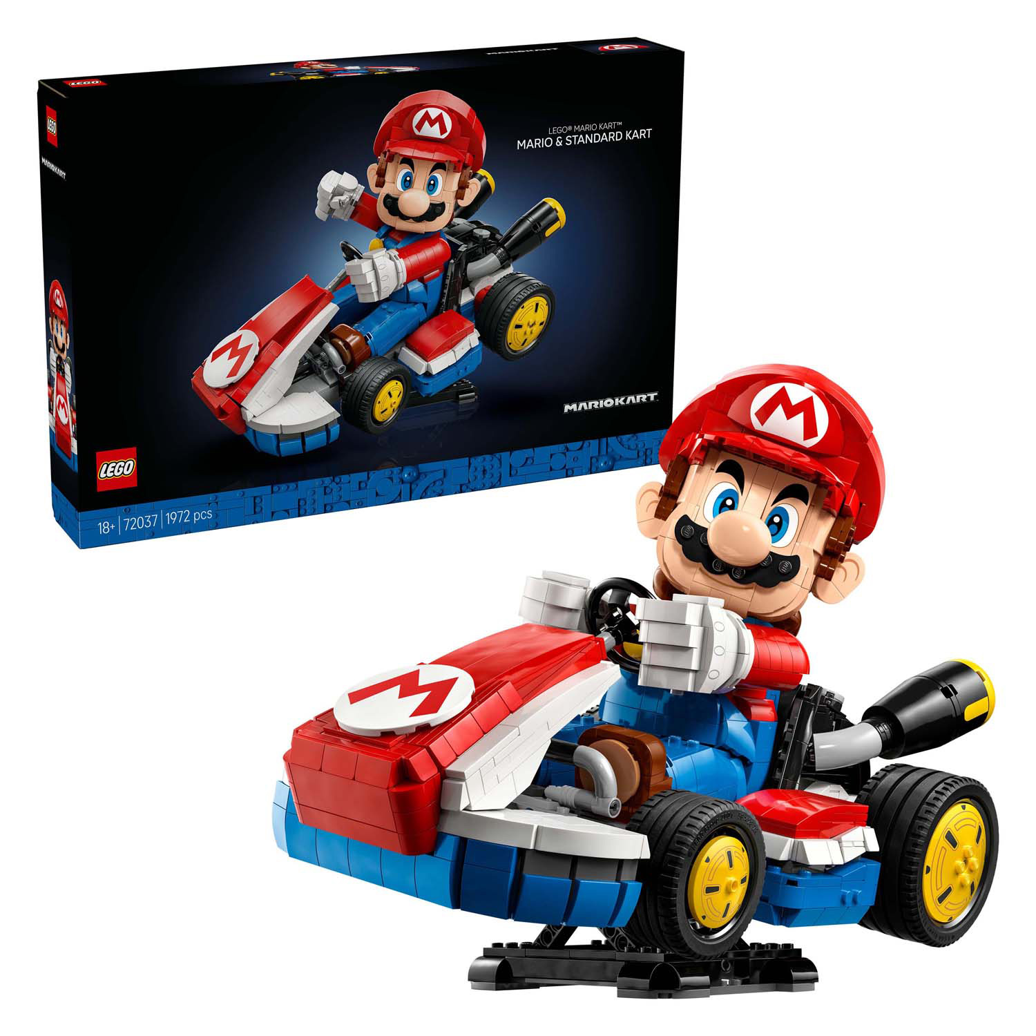 LEGO Super Mario 72037 Mario Kart Mario et le kart standard