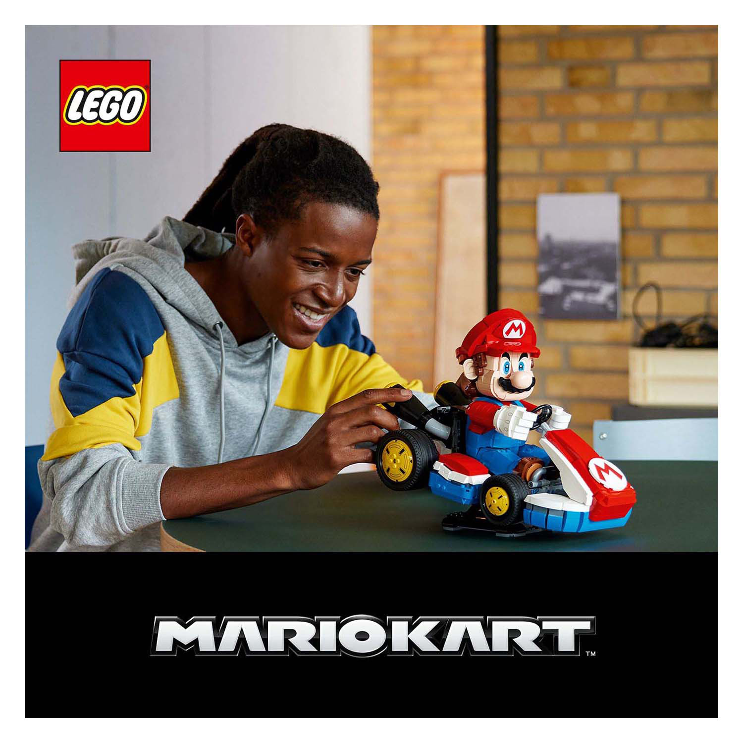 LEGO Super Mario 72037 Mario Kart Mario et le kart standard