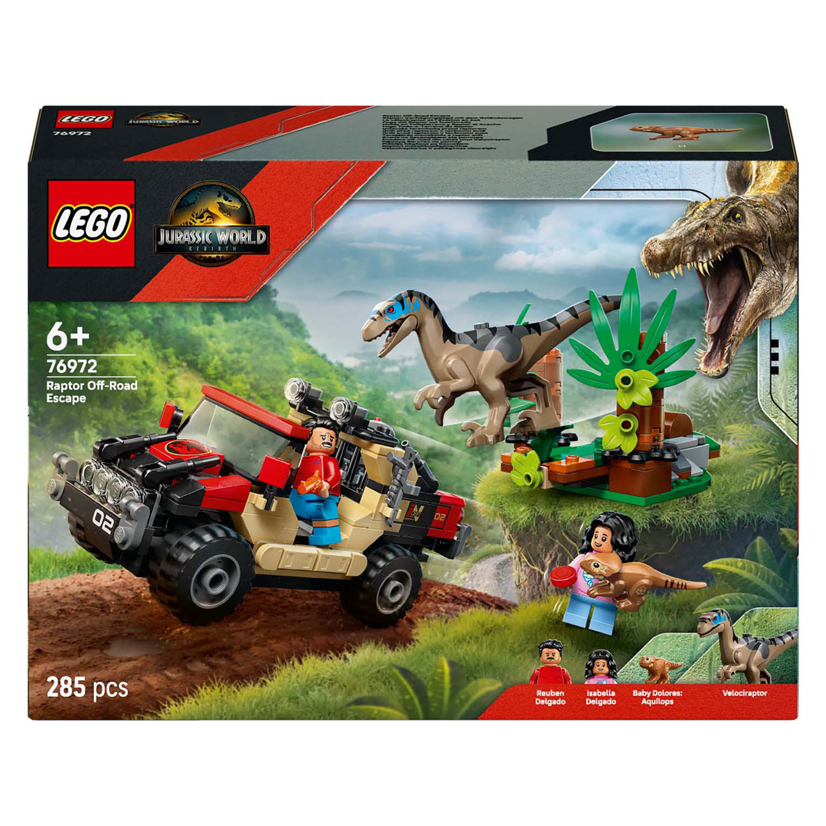 LEGO Jurassic World 76972 L'évasion tout-terrain d'Eaptor