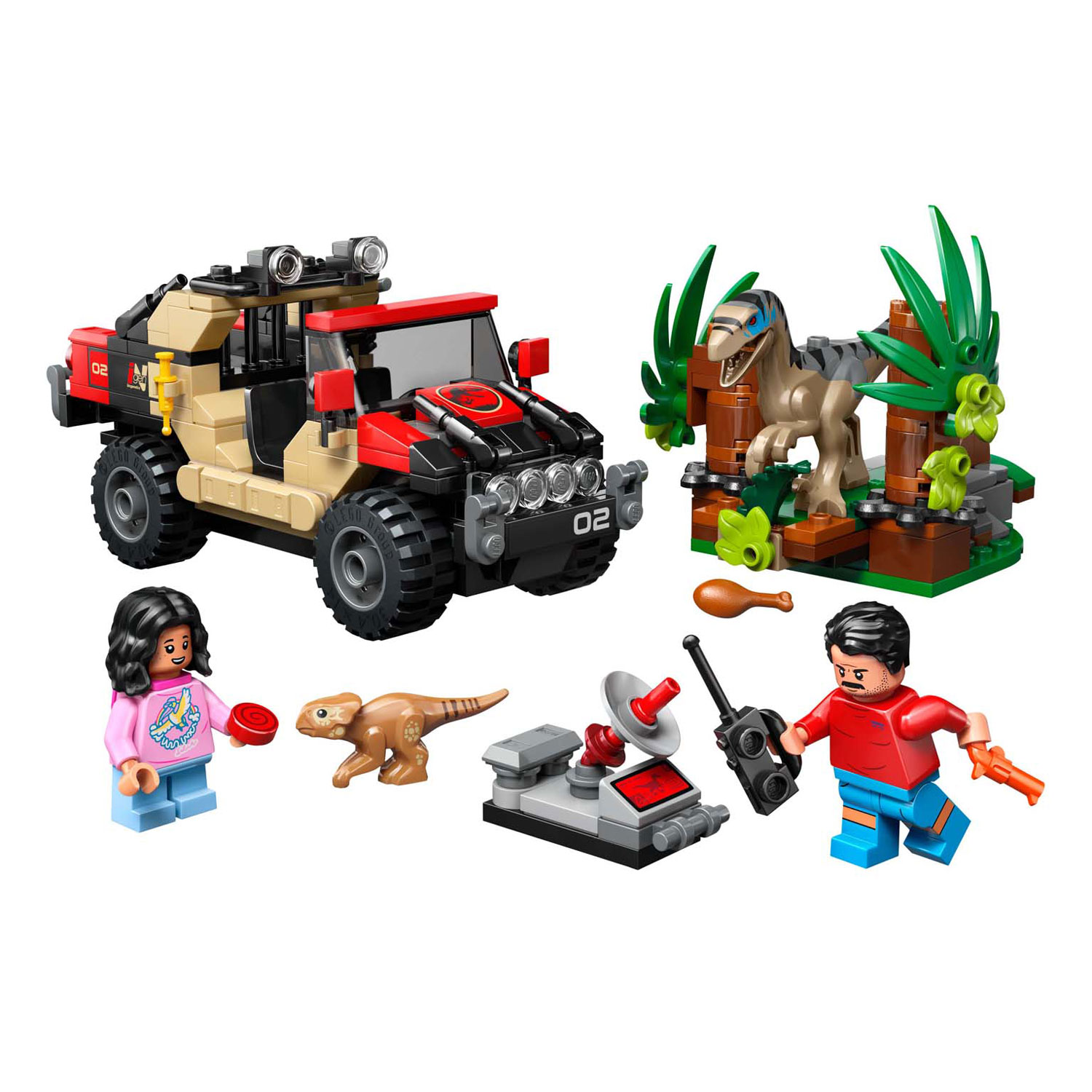 LEGO Jurassic World 76972 L'évasion tout-terrain d'Eaptor