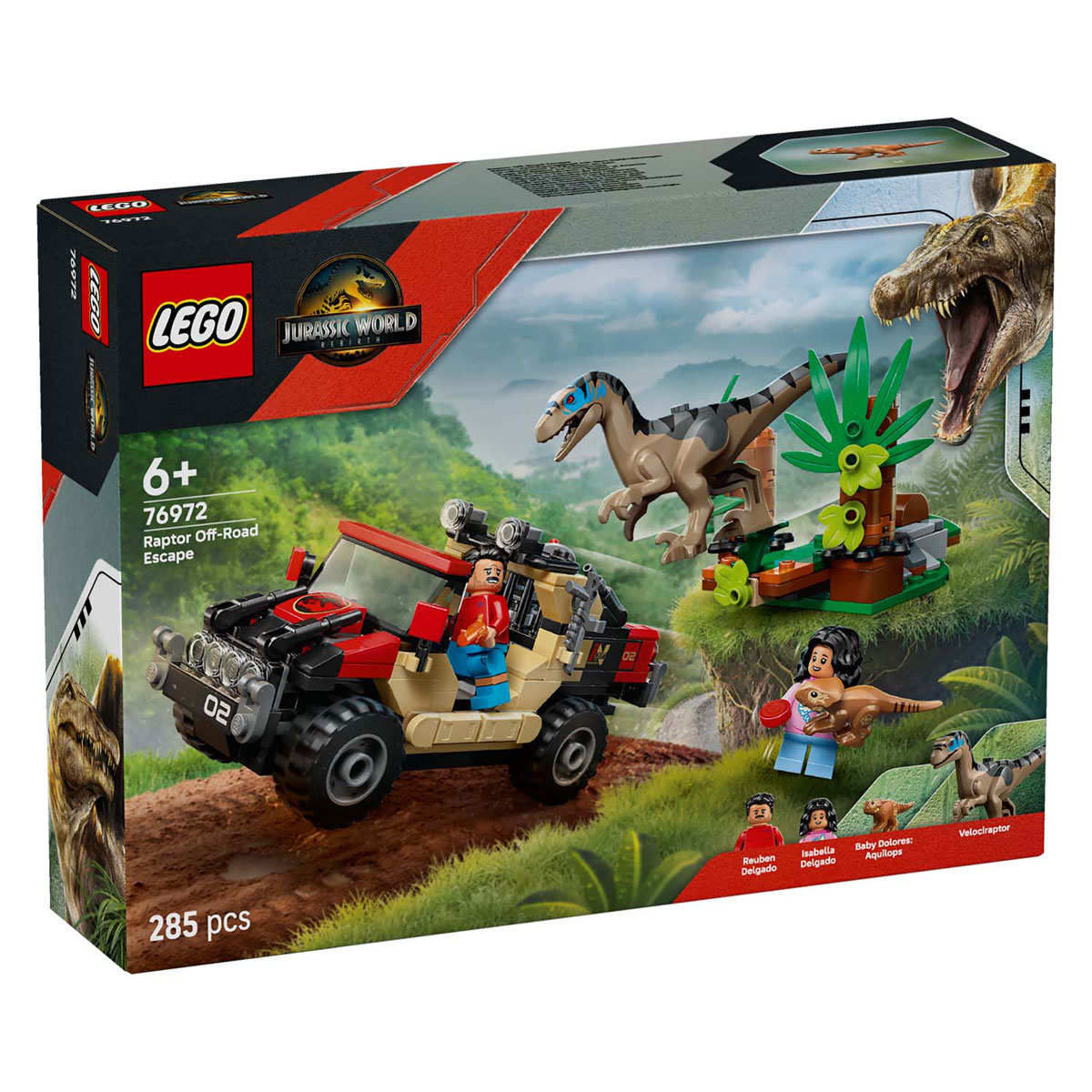 LEGO Jurassic World 76972 L'évasion tout-terrain d'Eaptor