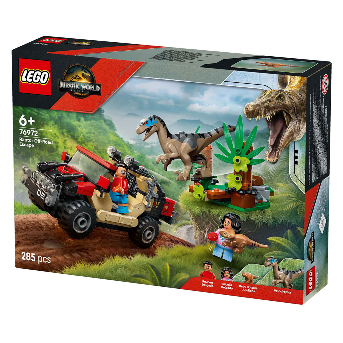 LEGO Jurassic World 76972 L'évasion tout-terrain d'Eaptor