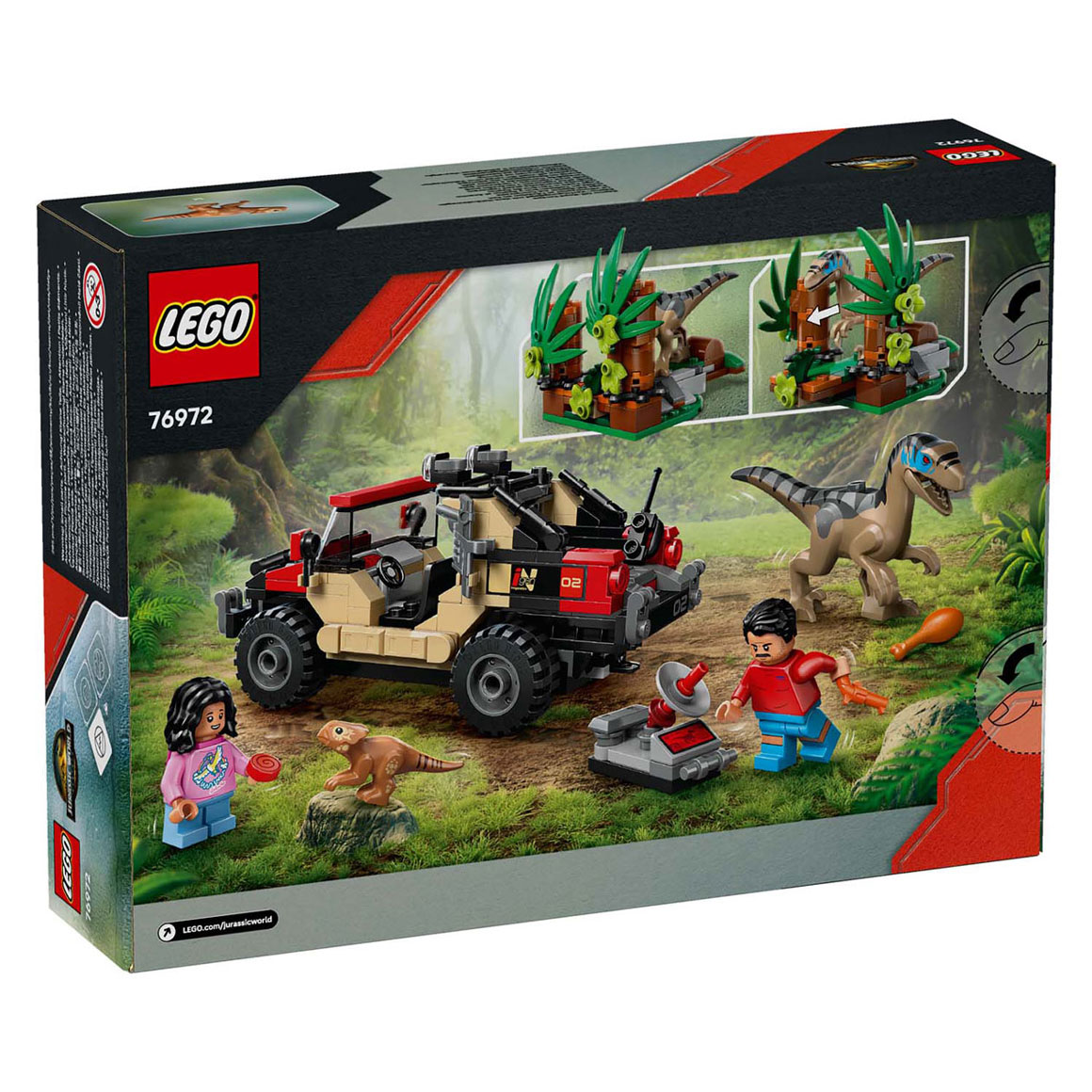 LEGO Jurassic World 76972 L'évasion tout-terrain d'Eaptor