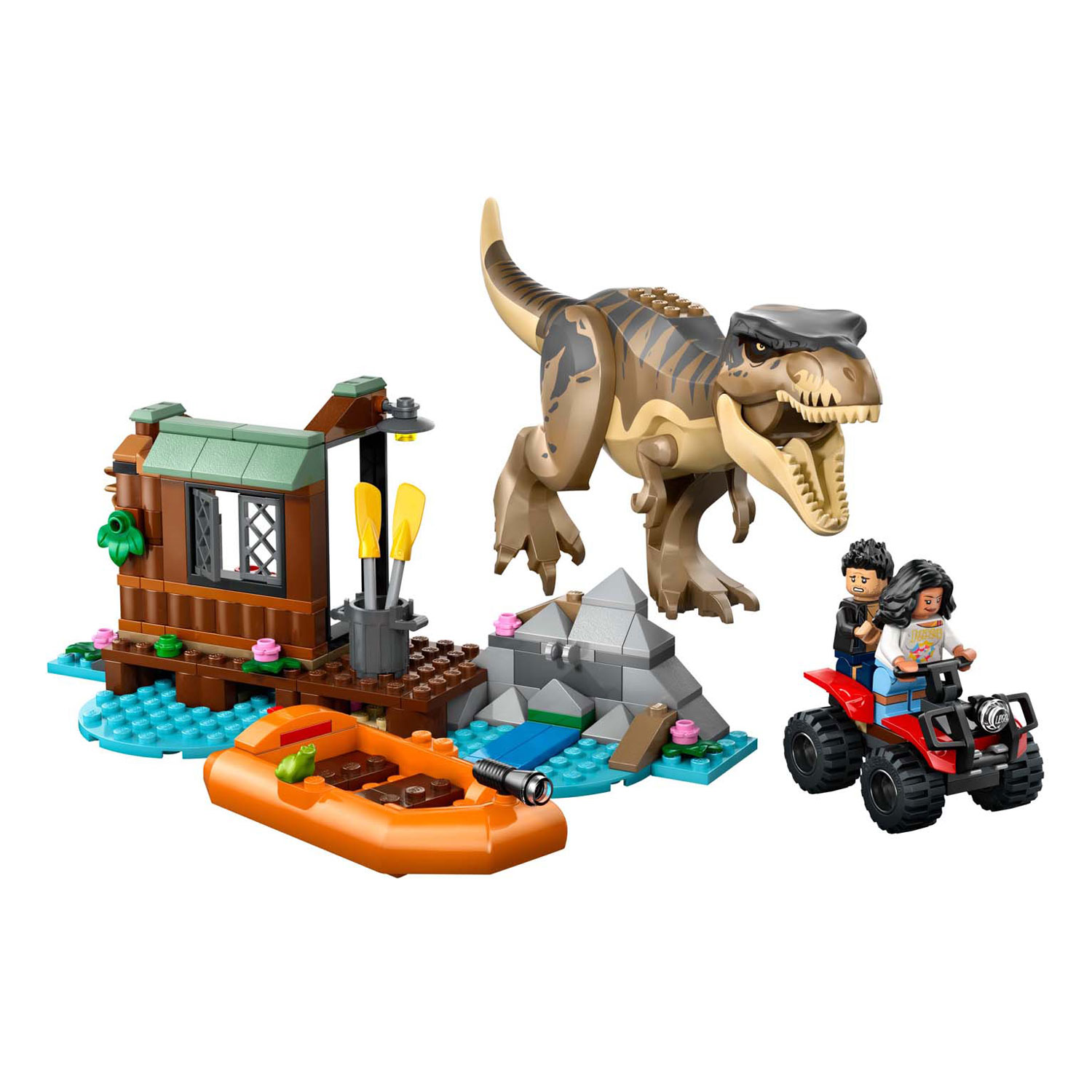LEGO Jurassic World 76975 L'évasion du T. Rex dans la rivière