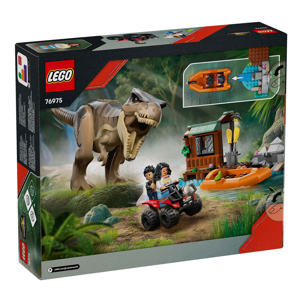 LEGO Jurassic World 76975 L'évasion du T. Rex dans la rivière