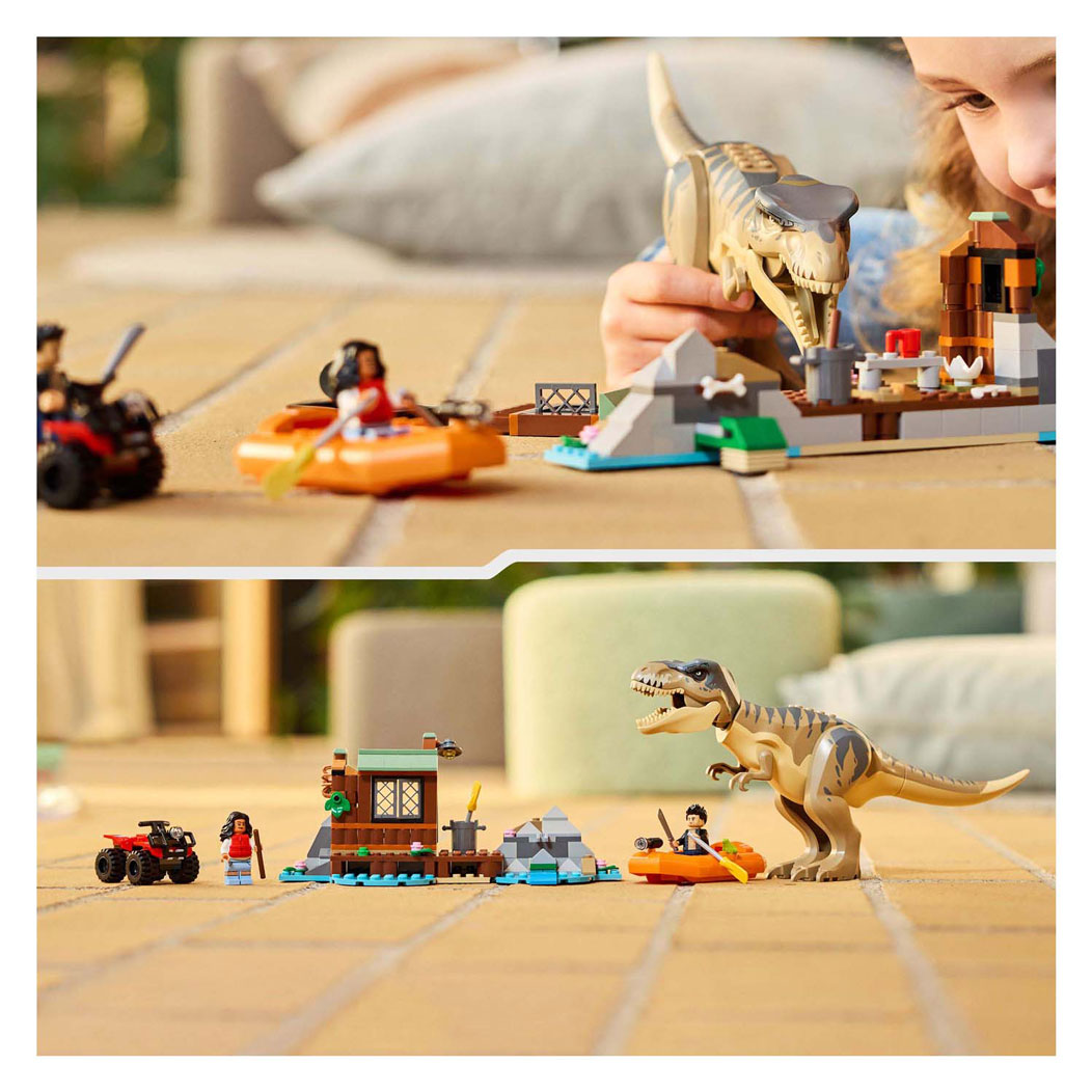 LEGO Jurassic World 76975 L'évasion du T. Rex dans la rivière