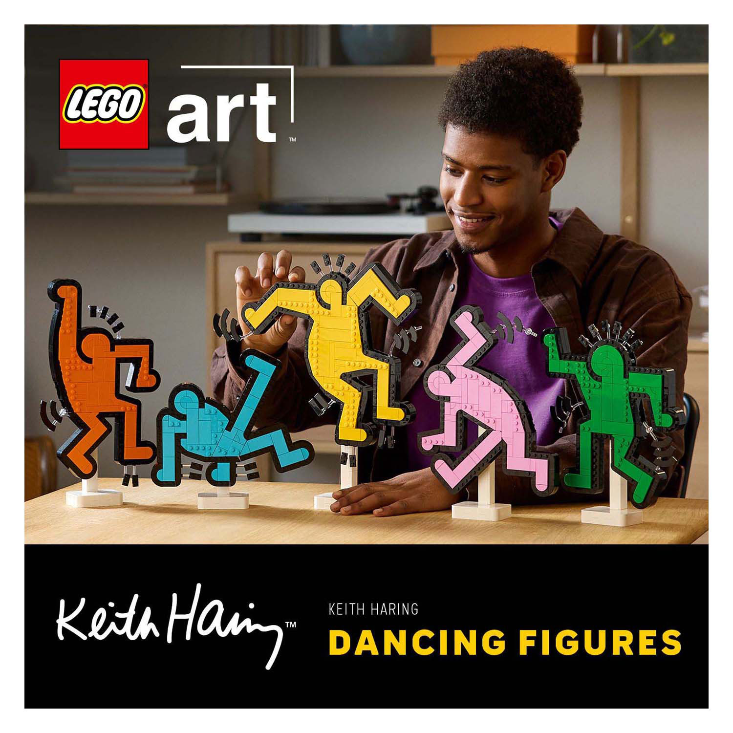 LEGO Art 31216 Keith Haring Dansende Figuren